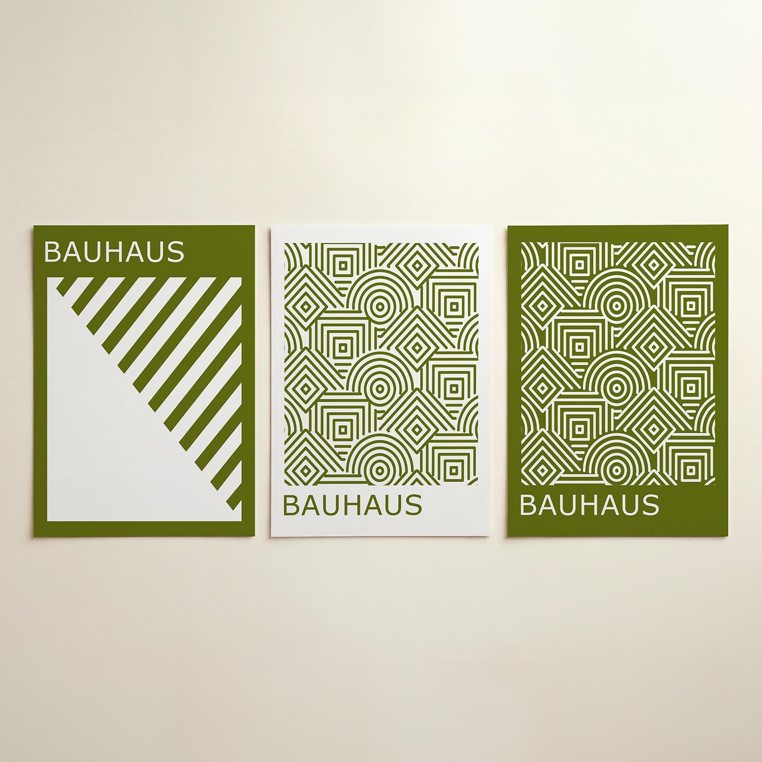 Diagonal lijnen Posterset