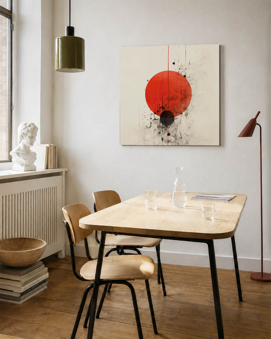 Geometrische cirkelcompositie Kunstwerk
