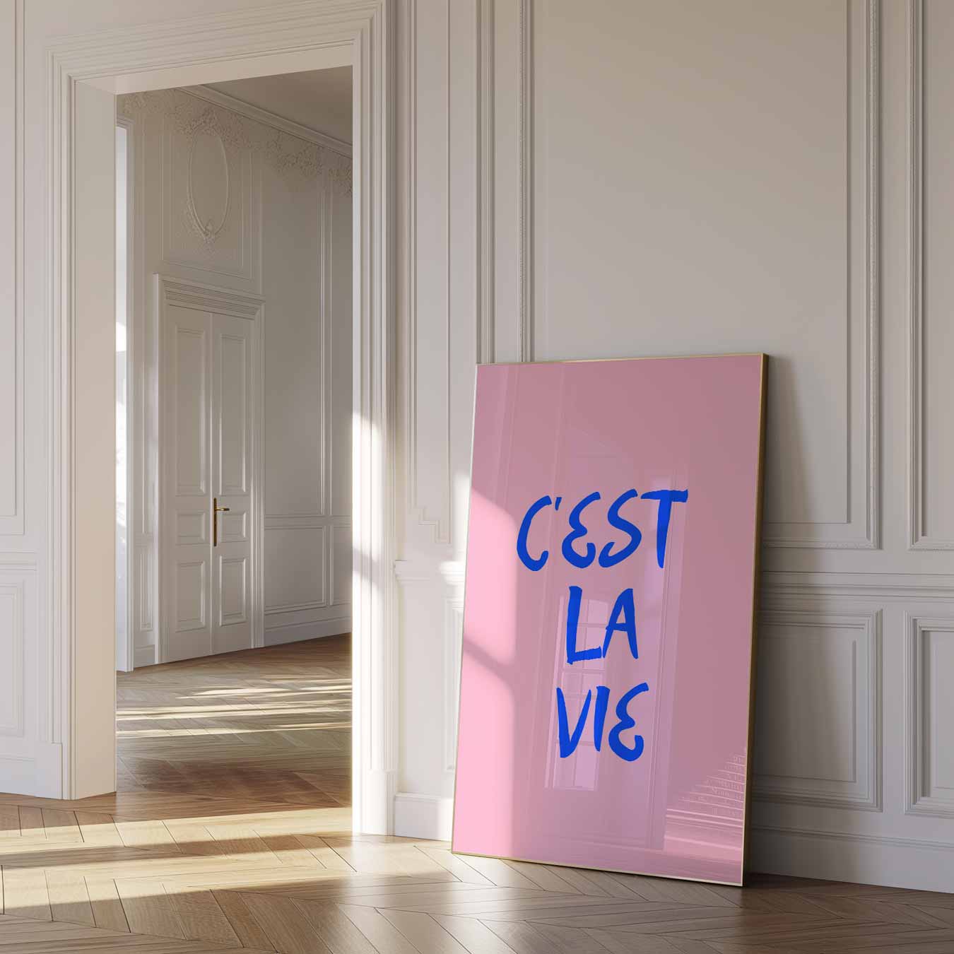 C'est La Vie Poster-WallArtistic