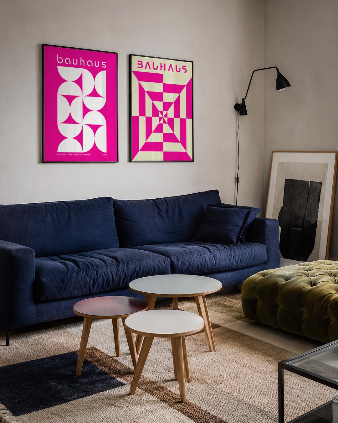 Vormen en kleurvlakken Posterset
