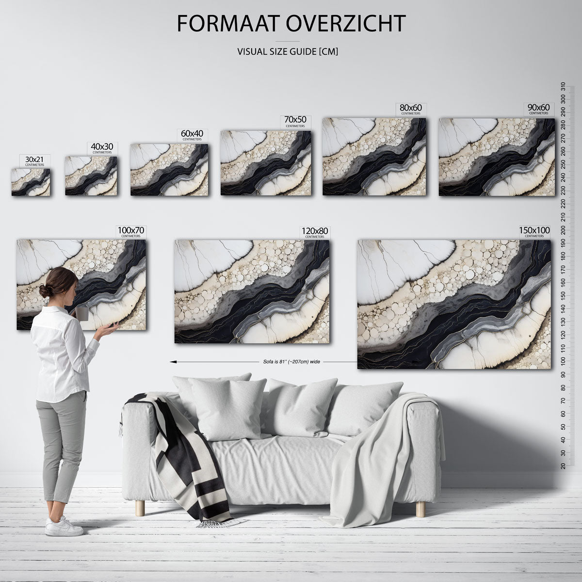 Abstracte vormen Poster