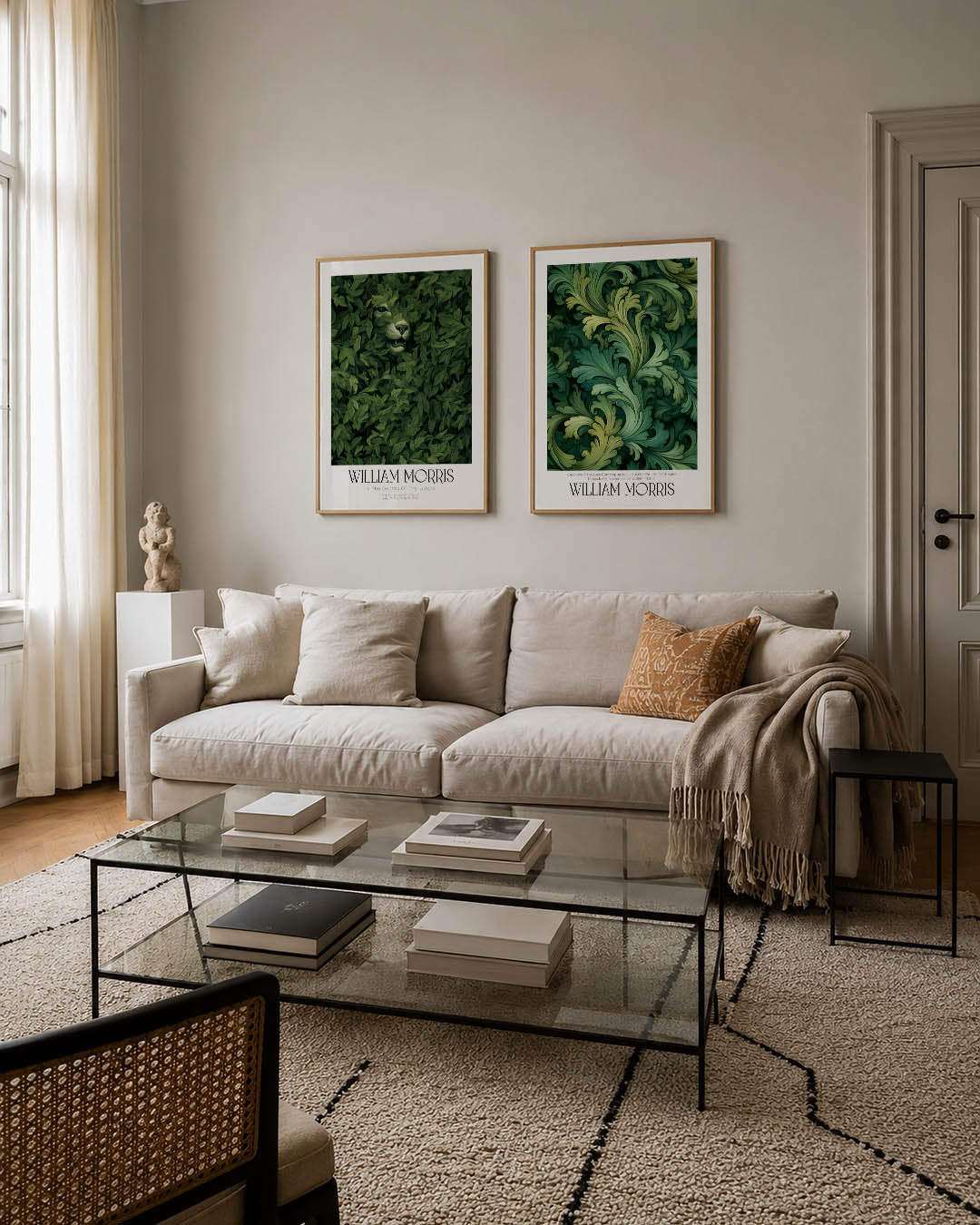Groene bladeren mysterie Posterset