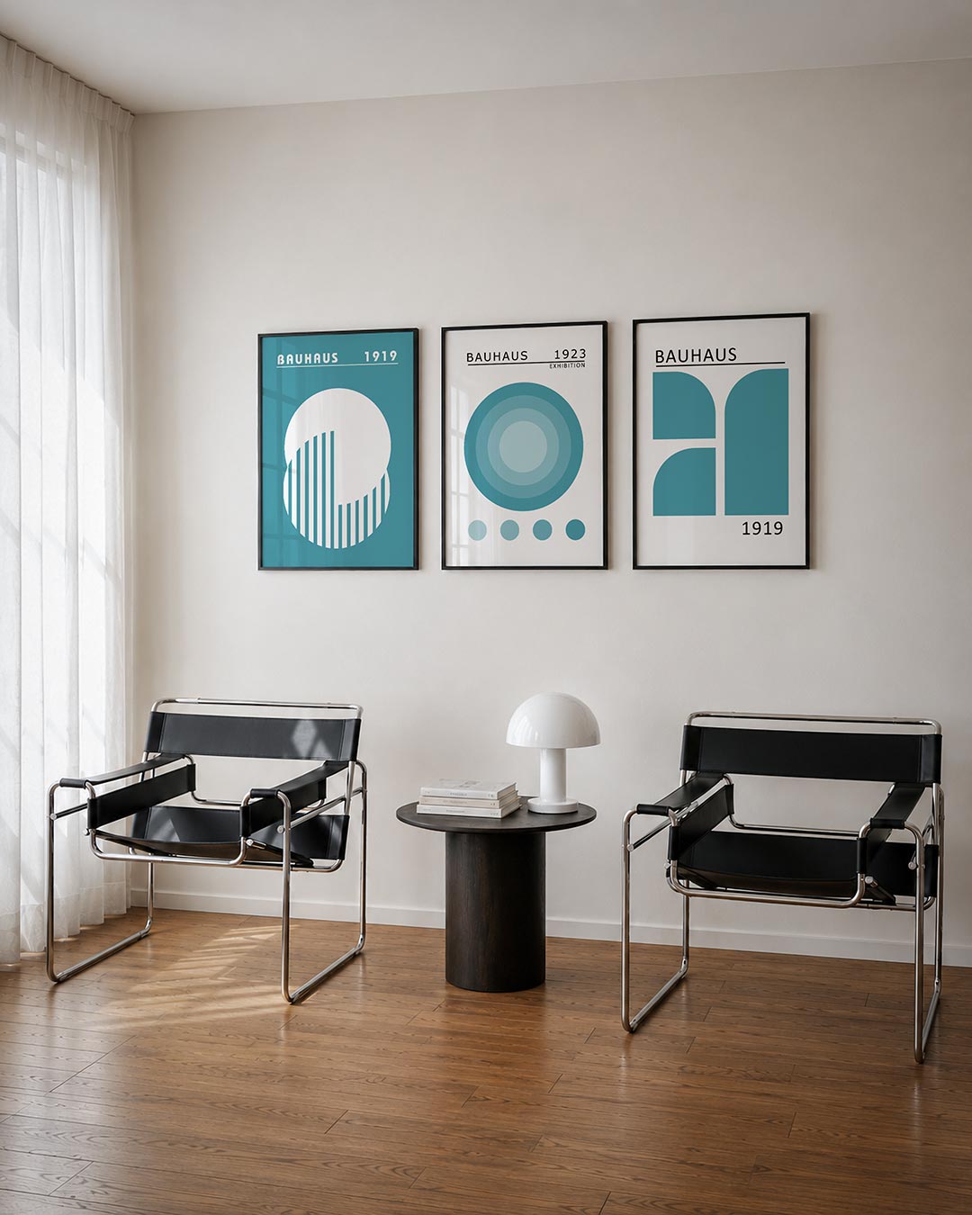 Cirkel en strepen Posterset