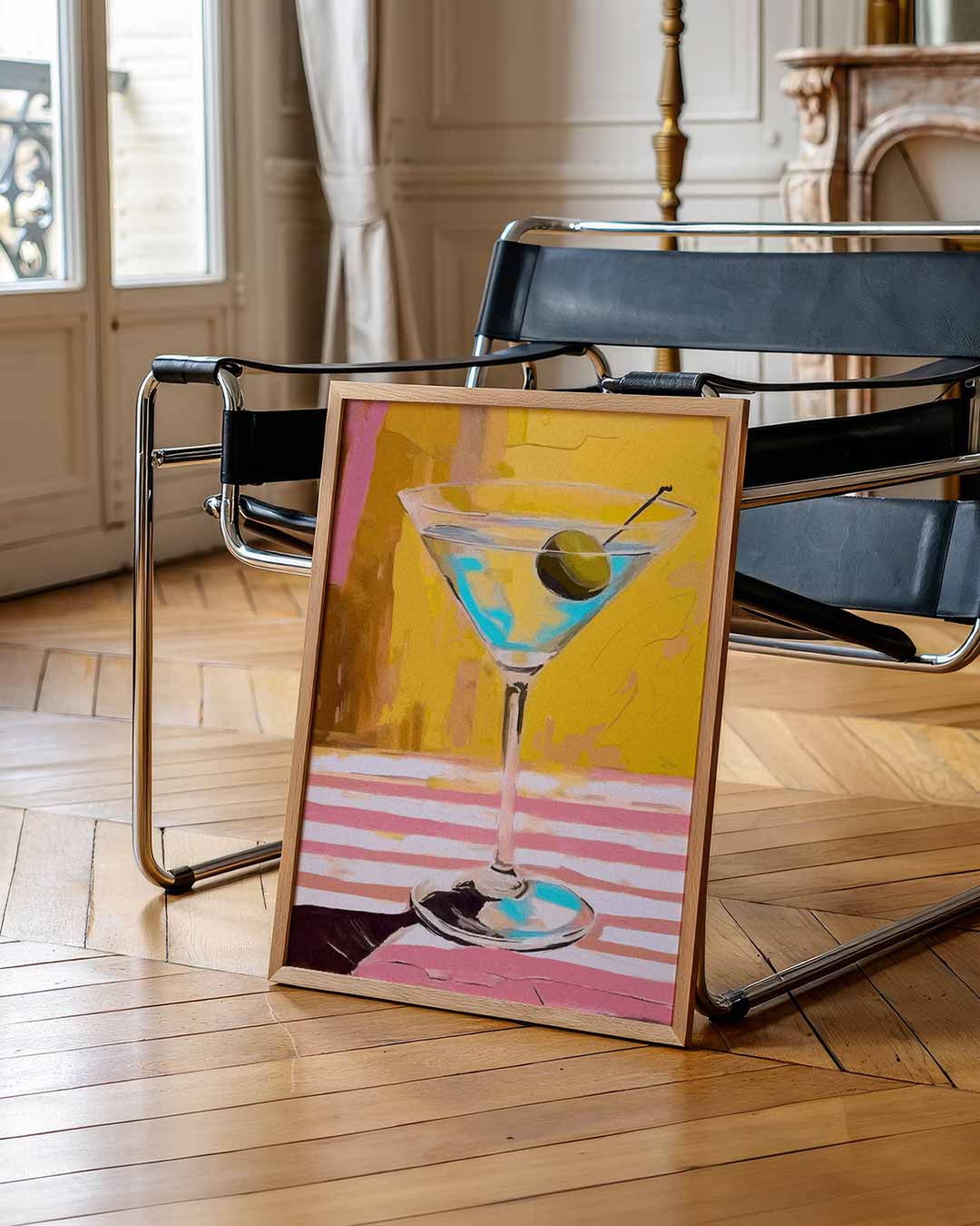 Stijlvolle Cocktail Kunst Poster-WallArtistic