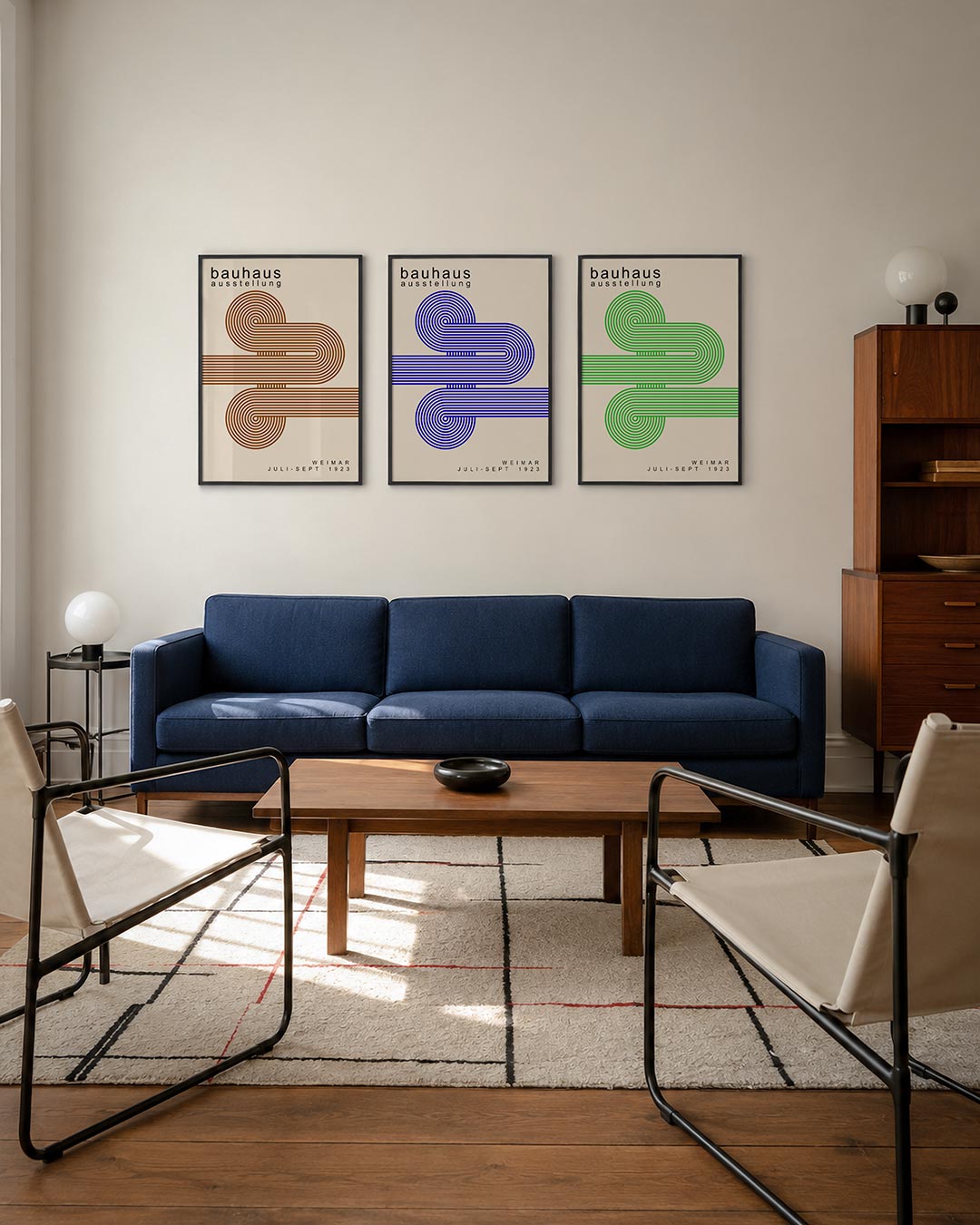 Lijnenspel en cirkel Posterset
