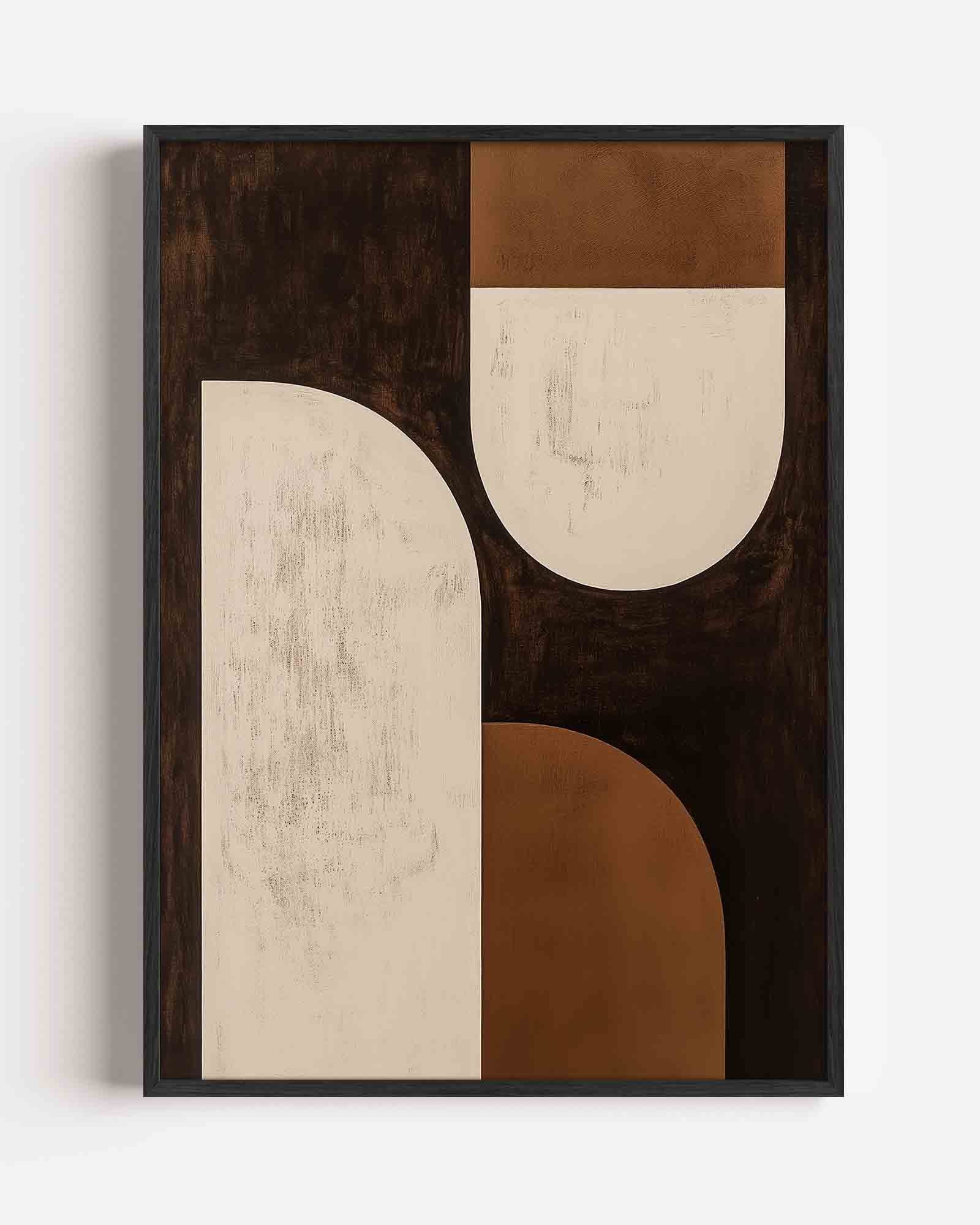 Abstracte vormen Poster