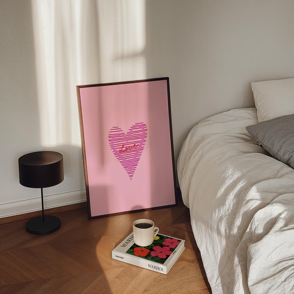 Liefdeshart Poster-WallArtistic