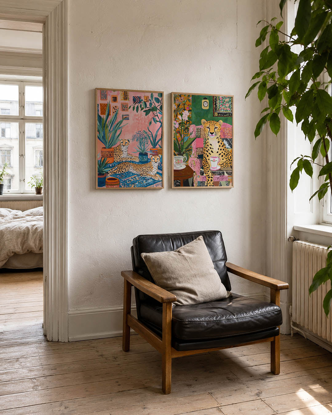Kleurrijke jungle Posterset