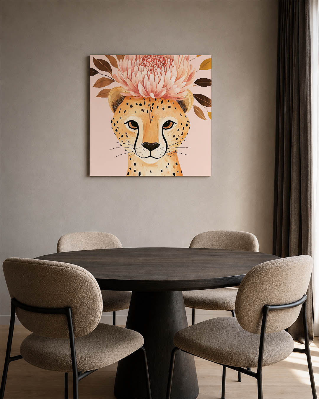 Dromerige bloem Kunstwerk