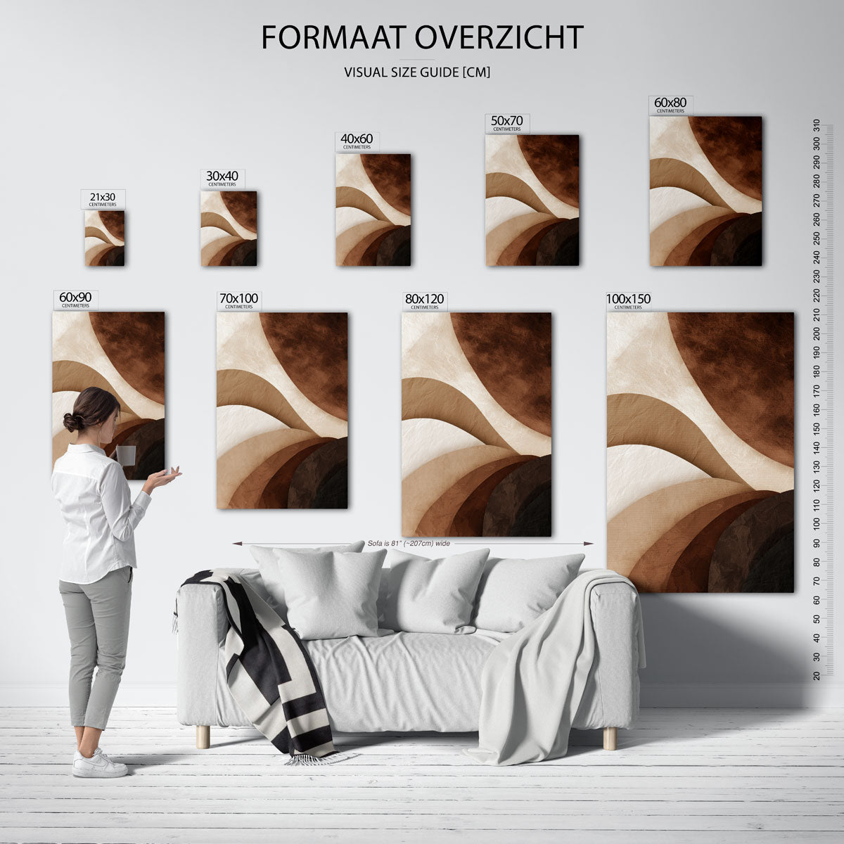 Abstracte vormen Poster