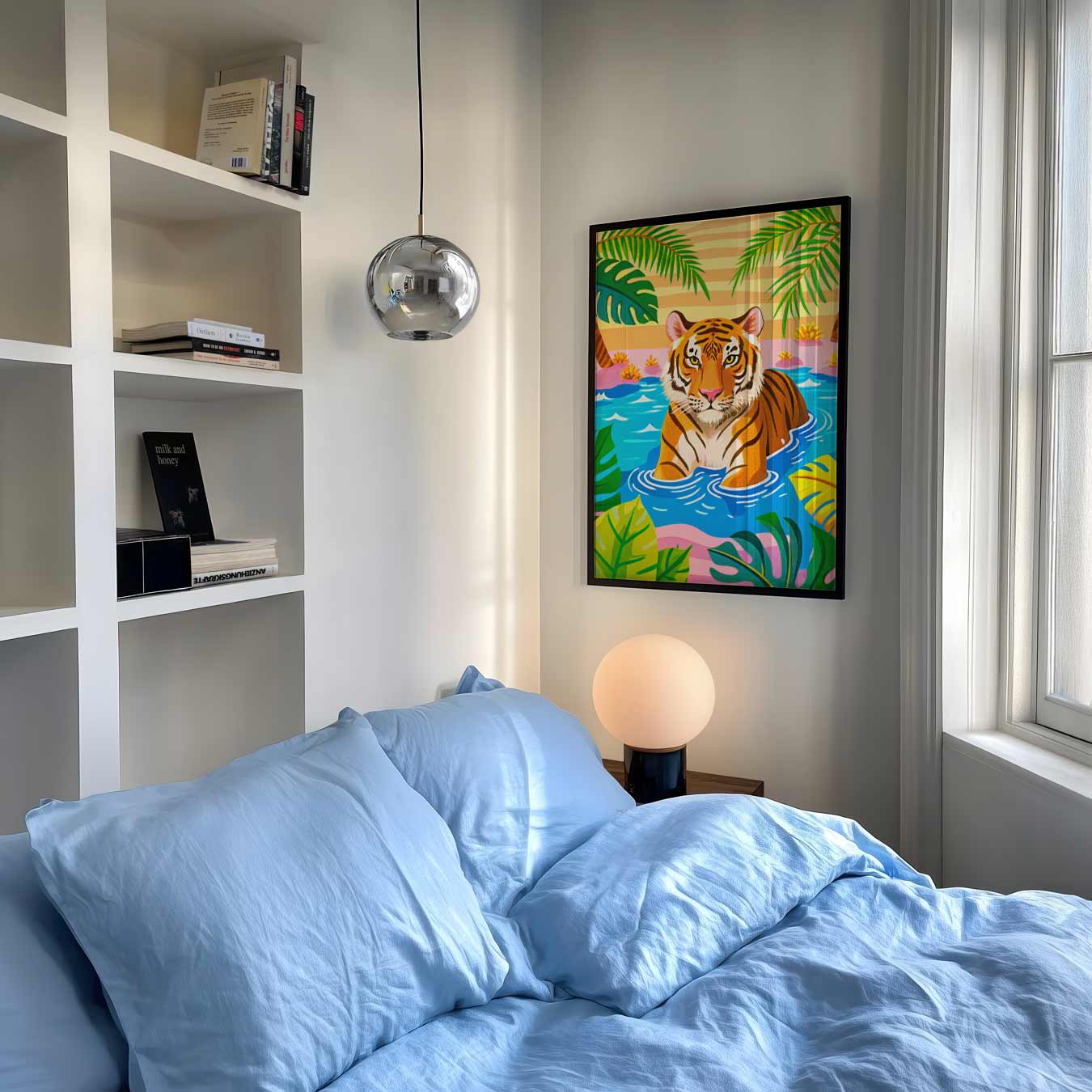 Tropische Tijger Droomposter-WallArtistic