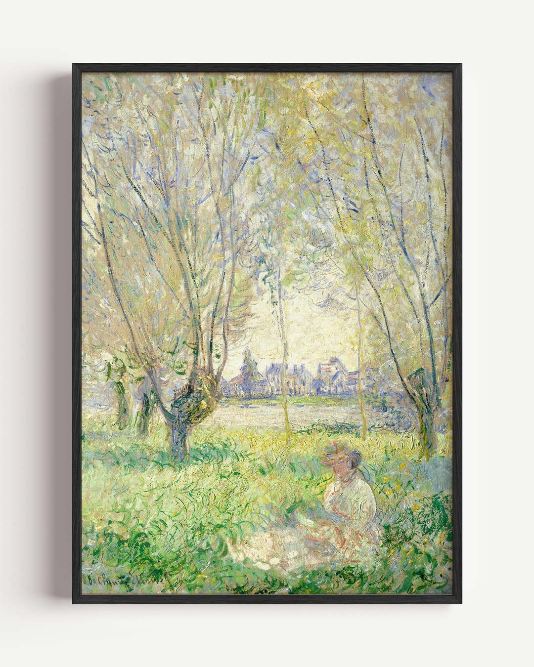 Impressionistische Boomgaard Poster-WallArtistic
