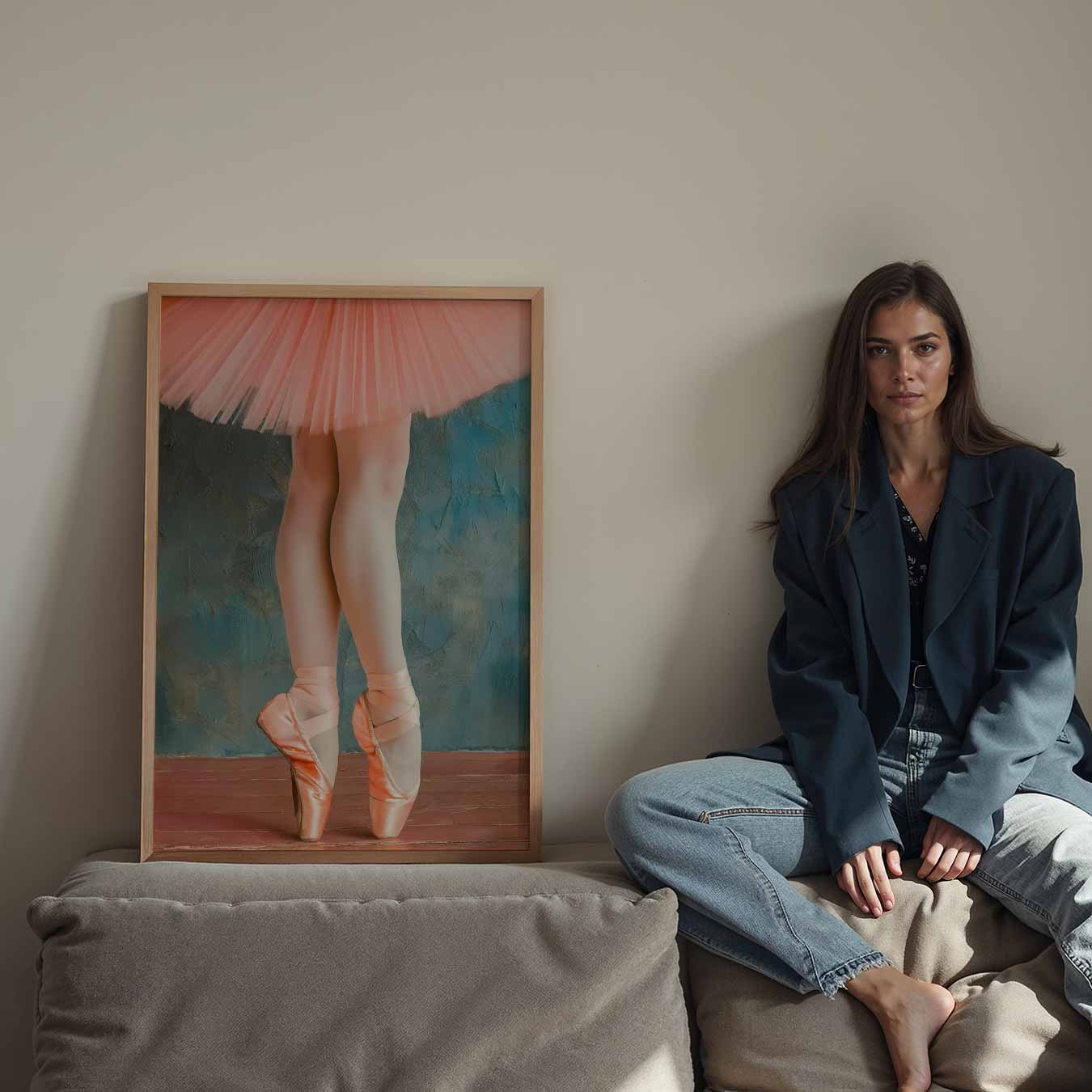 Elegante Balletschoonheid Poster-WallArtistic