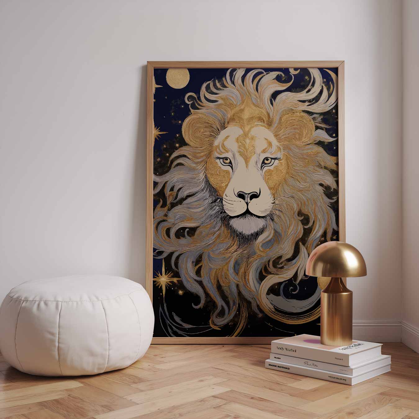 Betoverende Leeuw Poster-WallArtistic