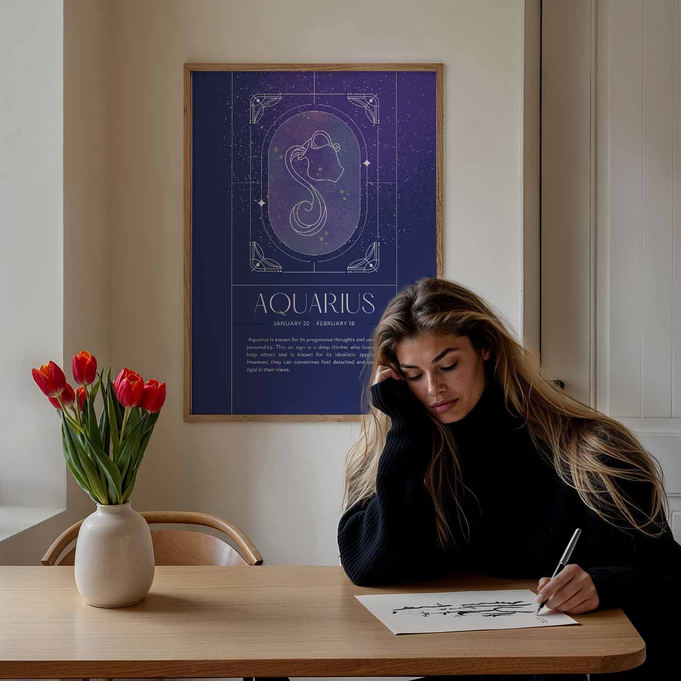 Stijlvolle Waterman Poster-WallArtistic