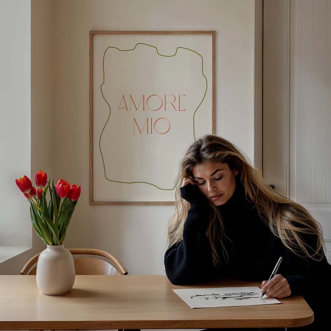 Amore Mio Wanddecoratie Poster-WallArtistic