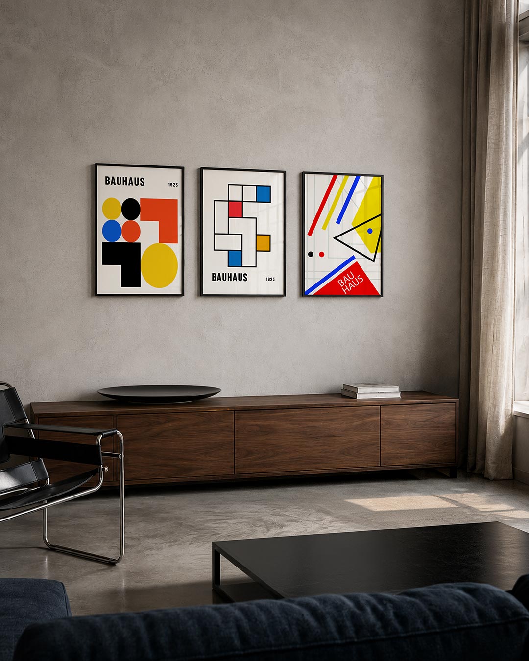 Vormen en kleurvlakken Posterset