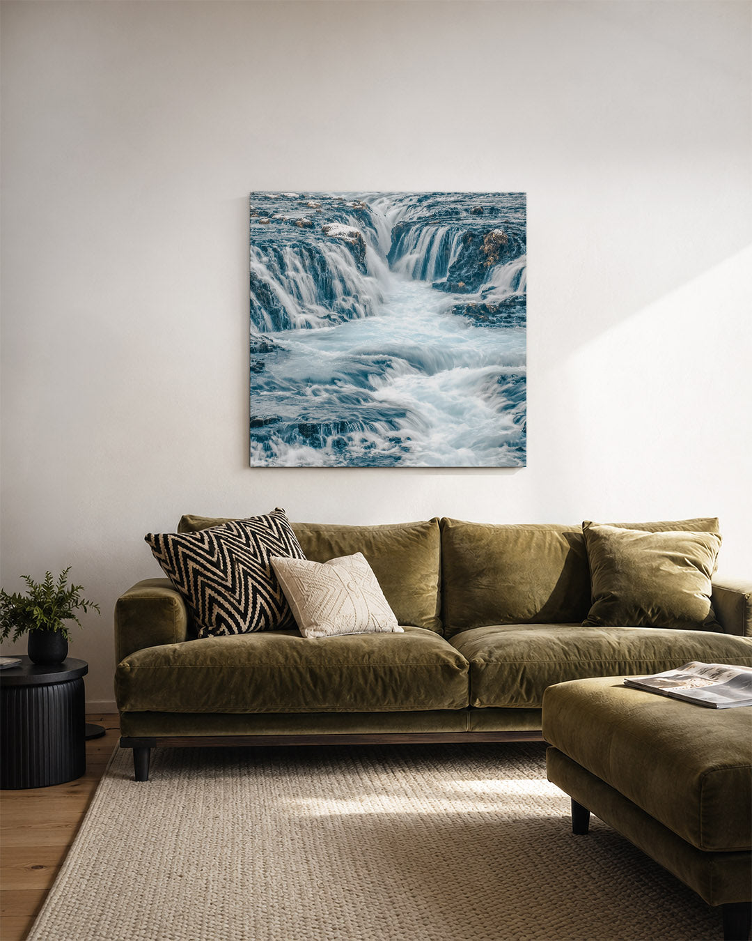 Dynamische waterval Kunstwerk