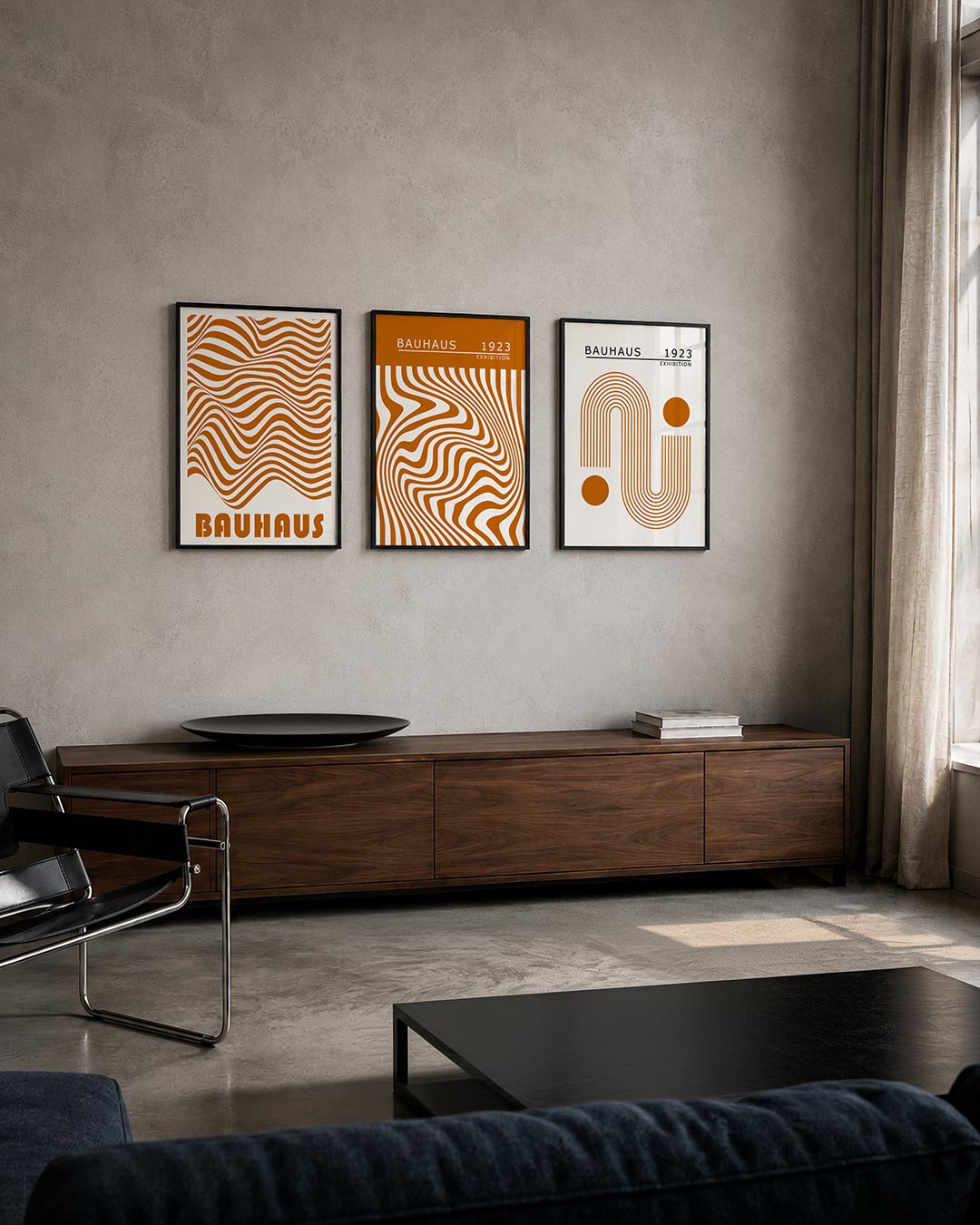 Golvend lijnenspel Posterset