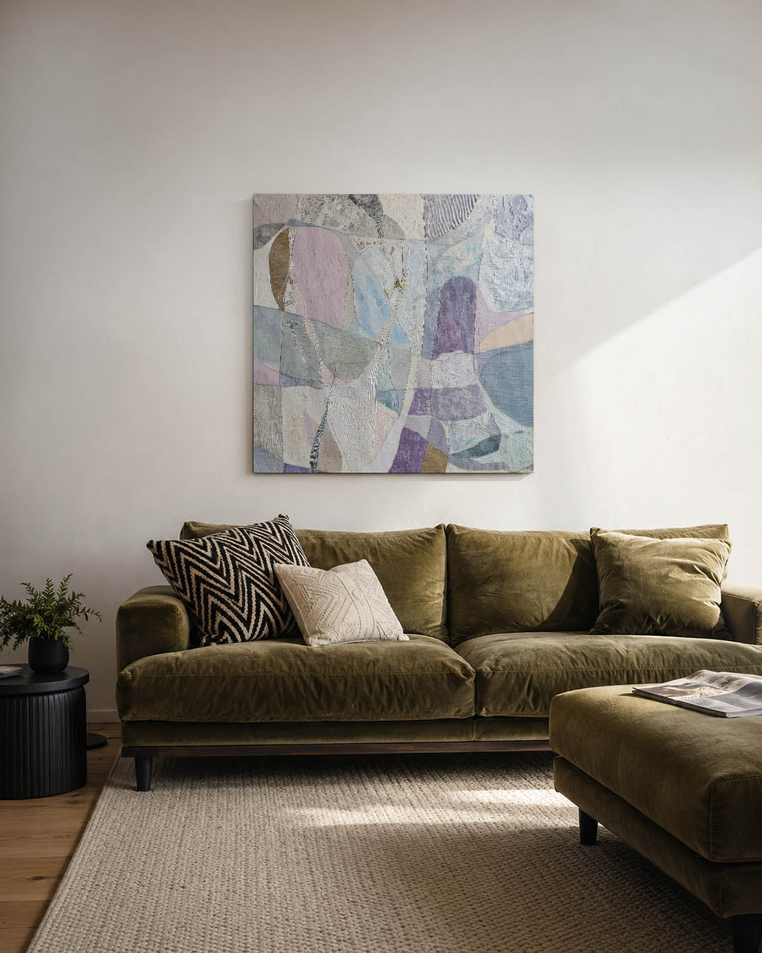 Organische vormen compositie Kunstwerk