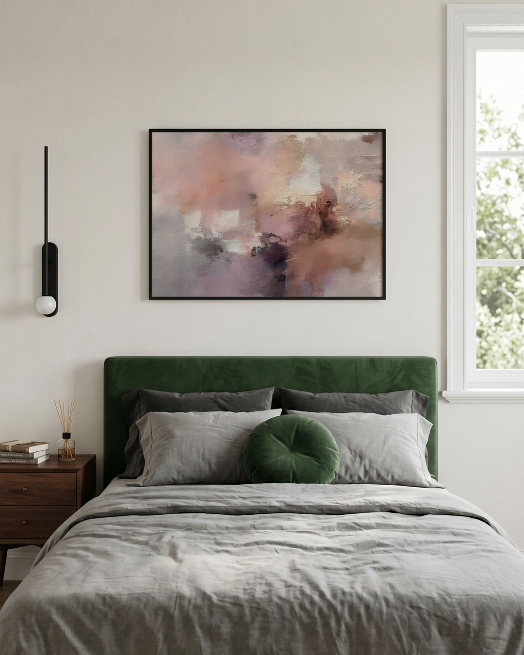 Abstracte pastelkleuren Poster