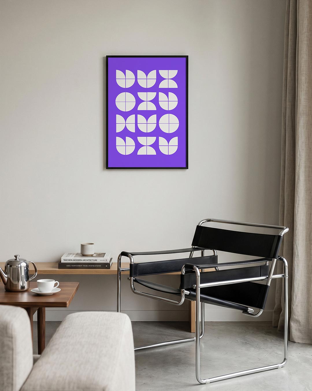 Vormritme en kleur Poster