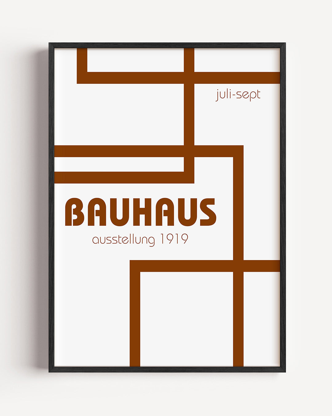 Lijnen en vlakken Poster