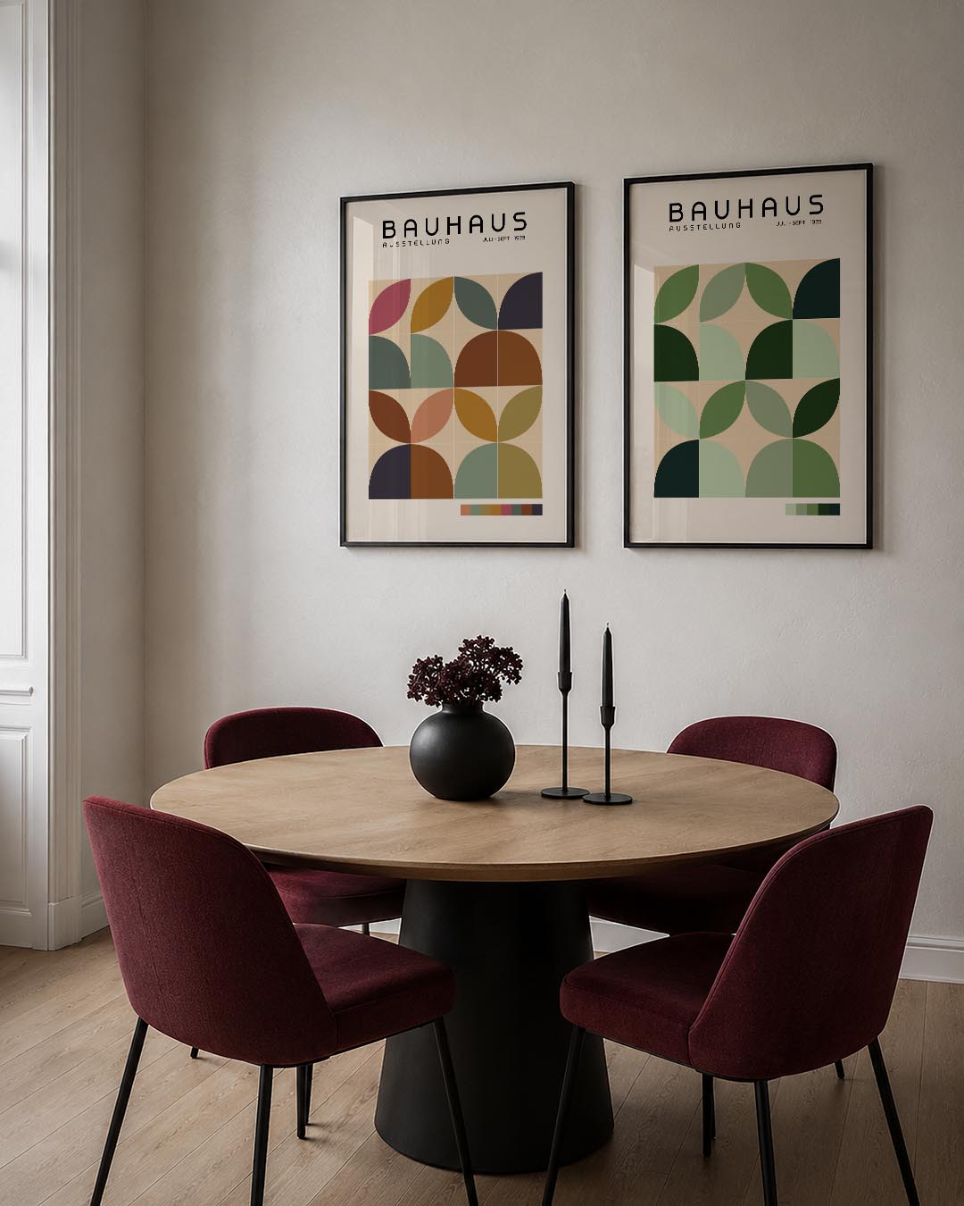 Vormenspel en kleur Posterset