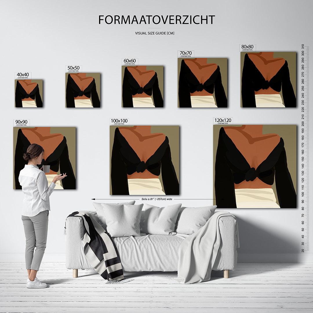 Stijlvolle vormen Kunstwerk