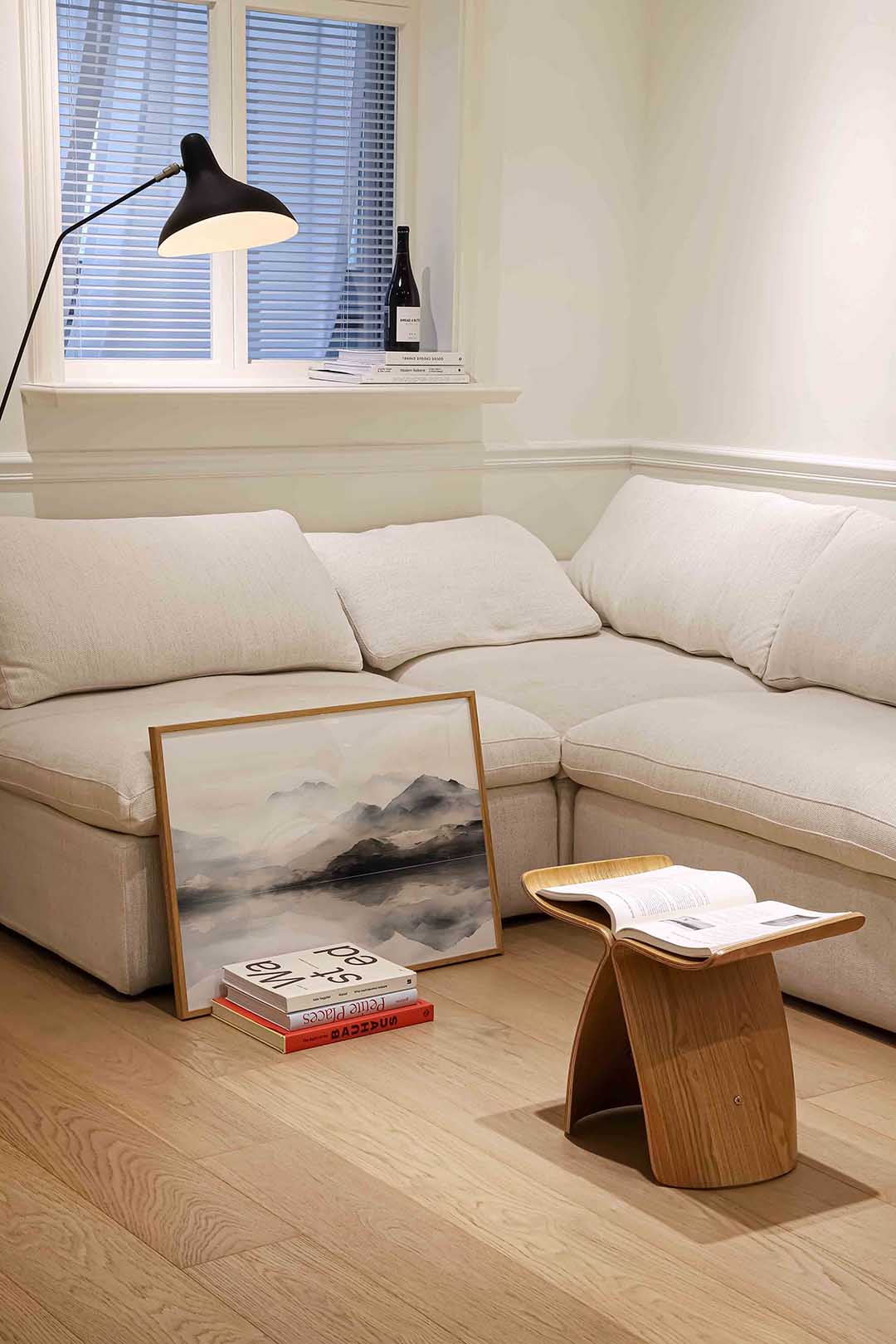 Berglandschap met reflectie Poster
