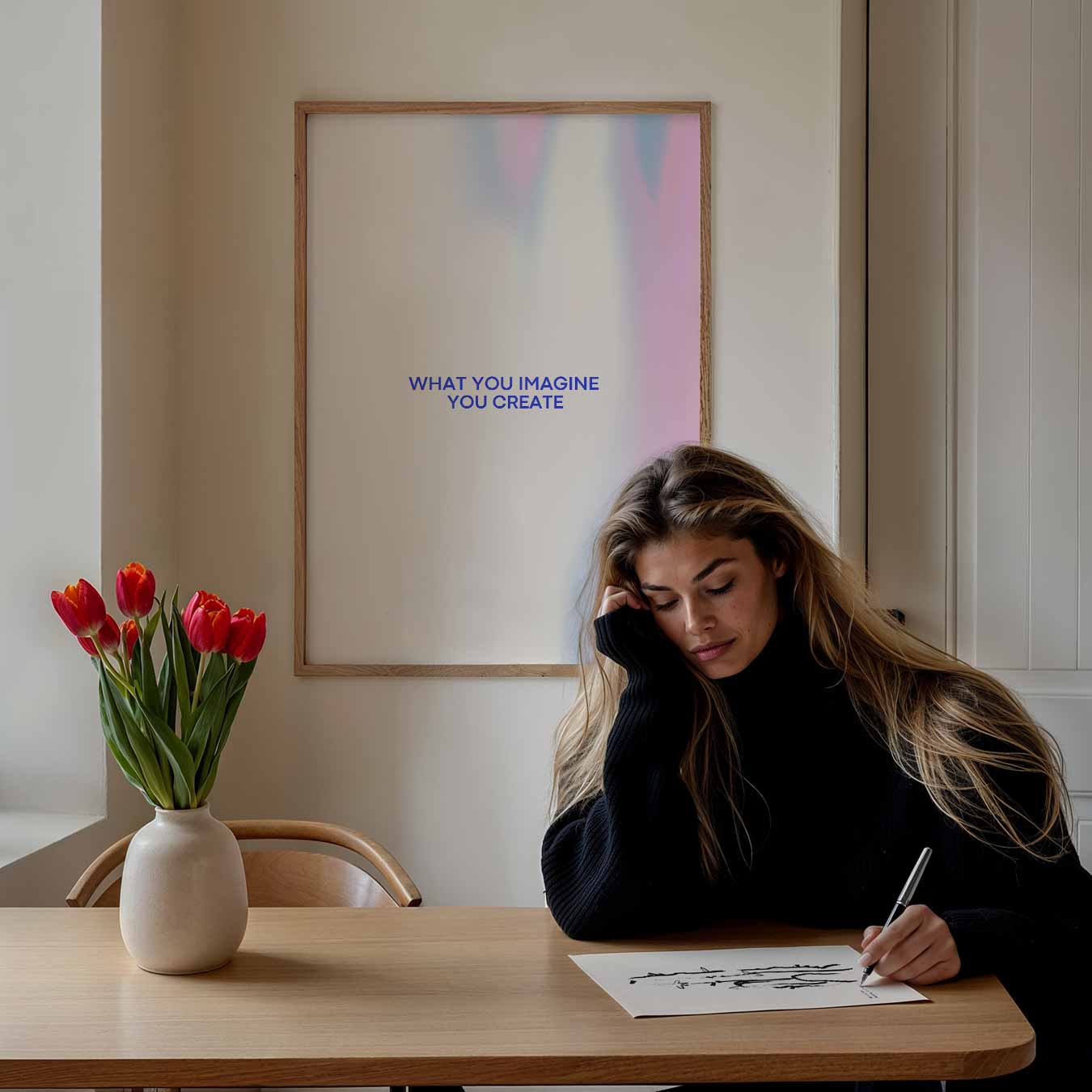 Inspirerende Creatie Poster-WallArtistic
