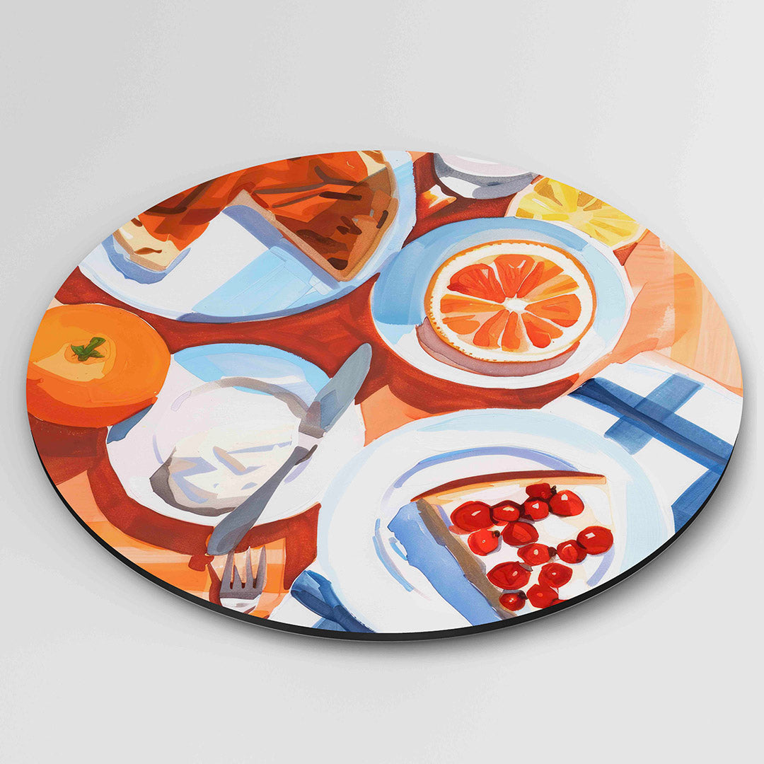 Ontbijt tafel Muurcirkel