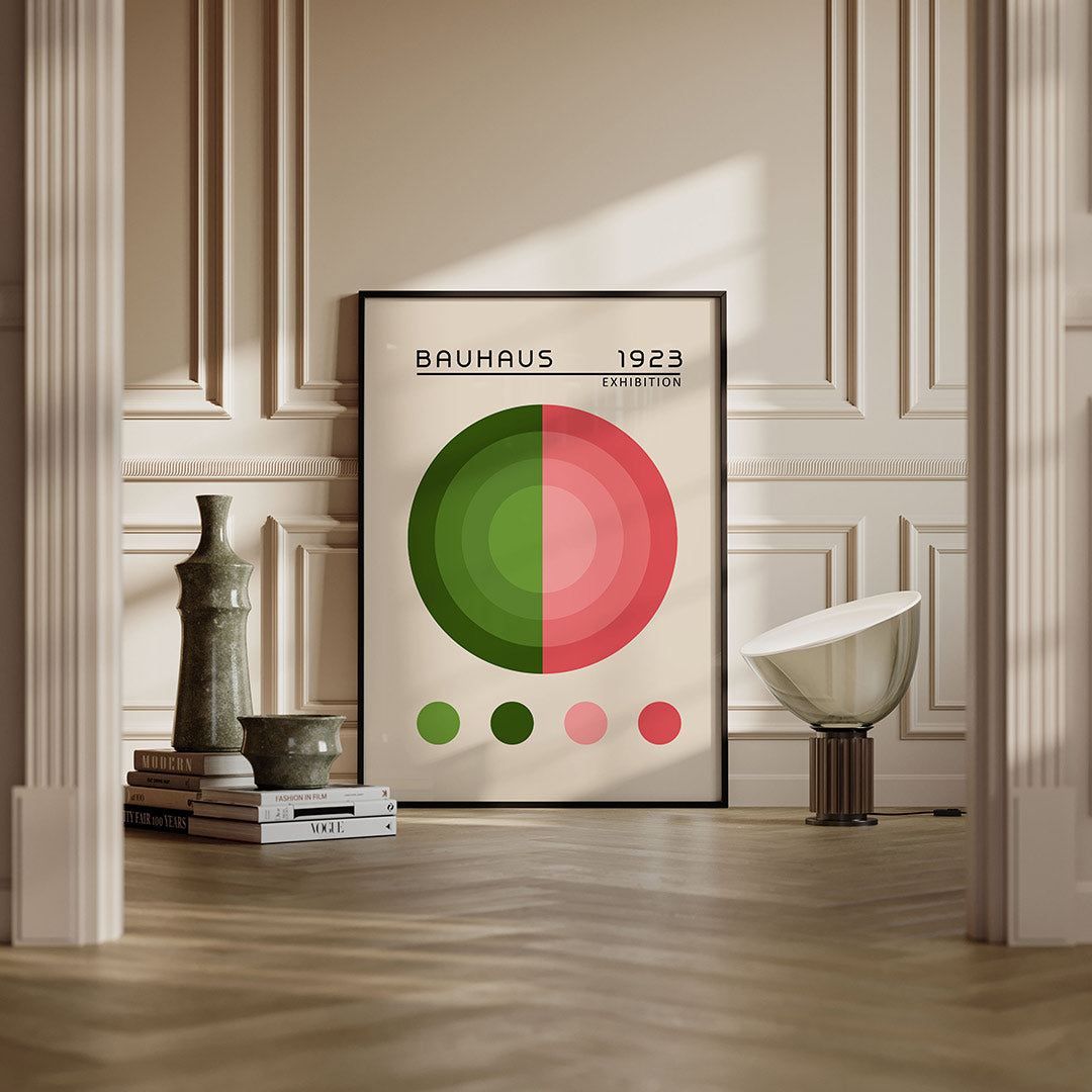 Cirkelvormen en kleur Poster
