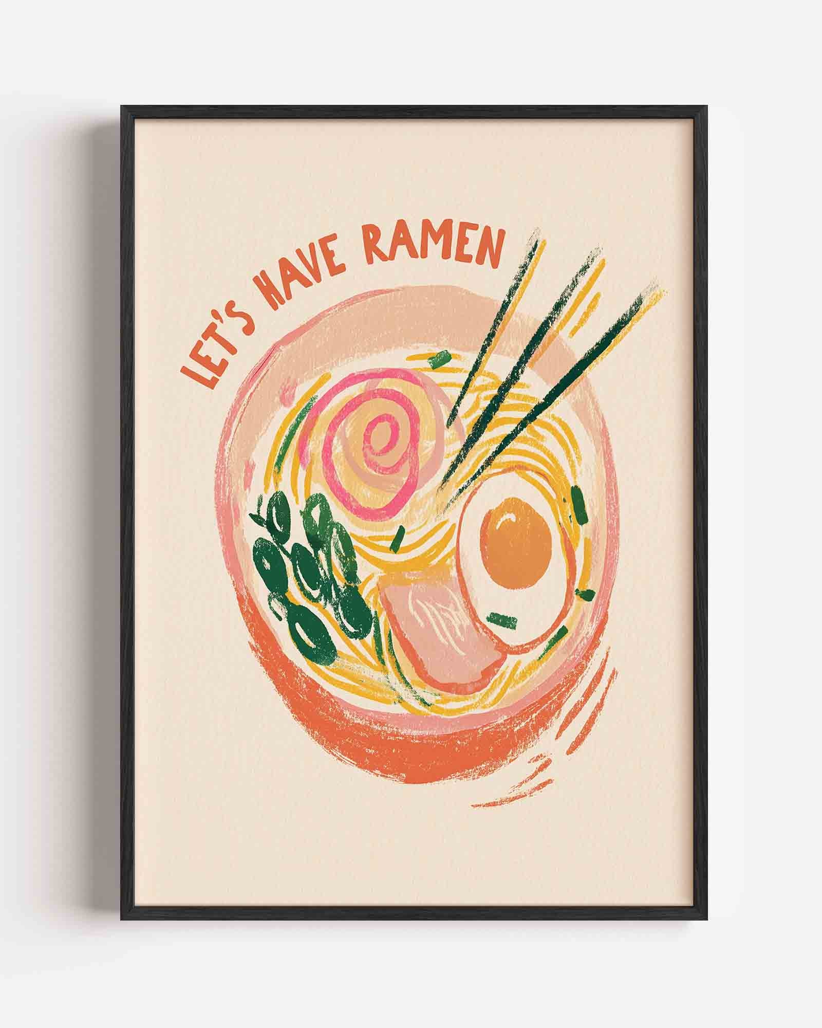 Ramen kom Poster