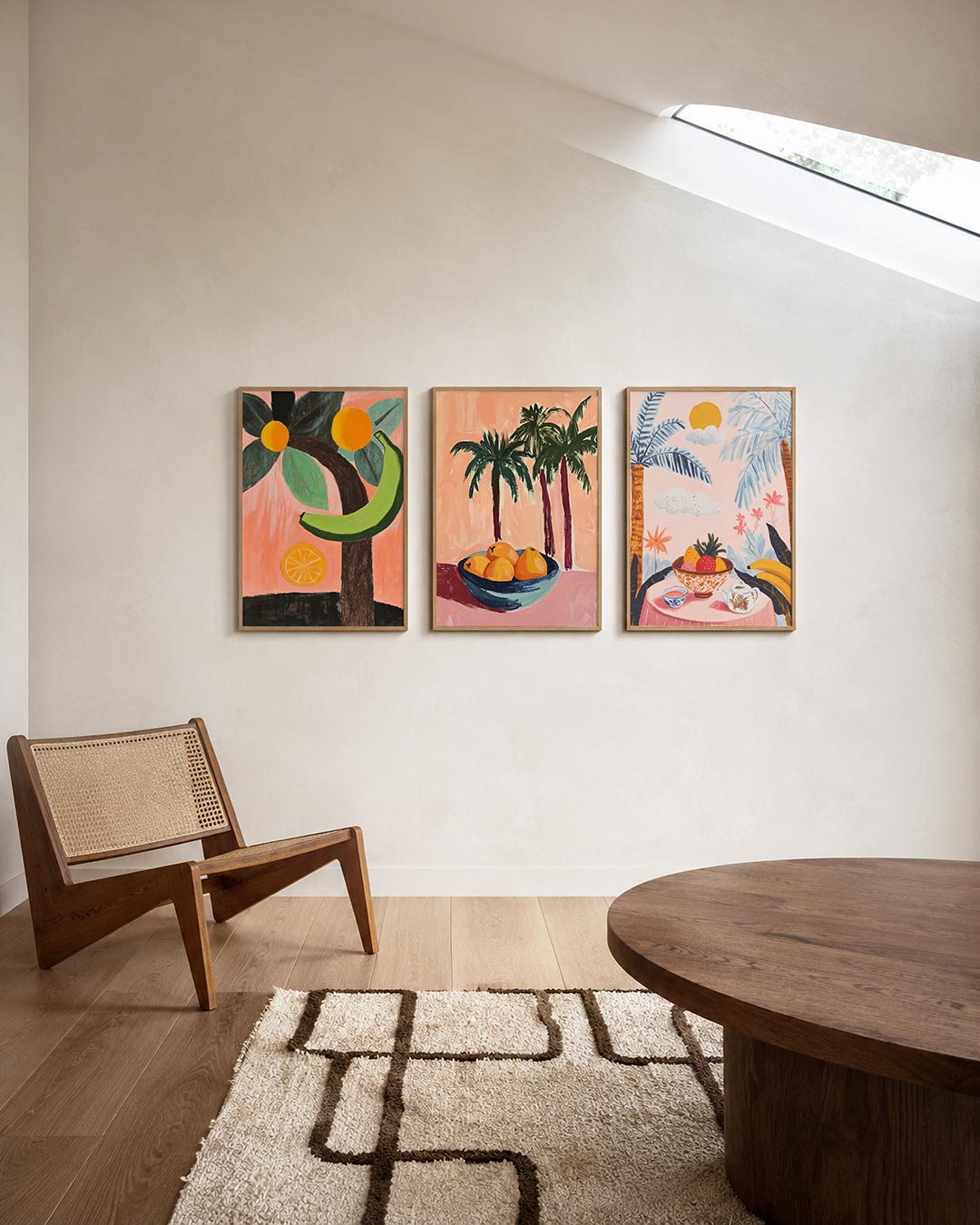 Fruitige vormen Posterset