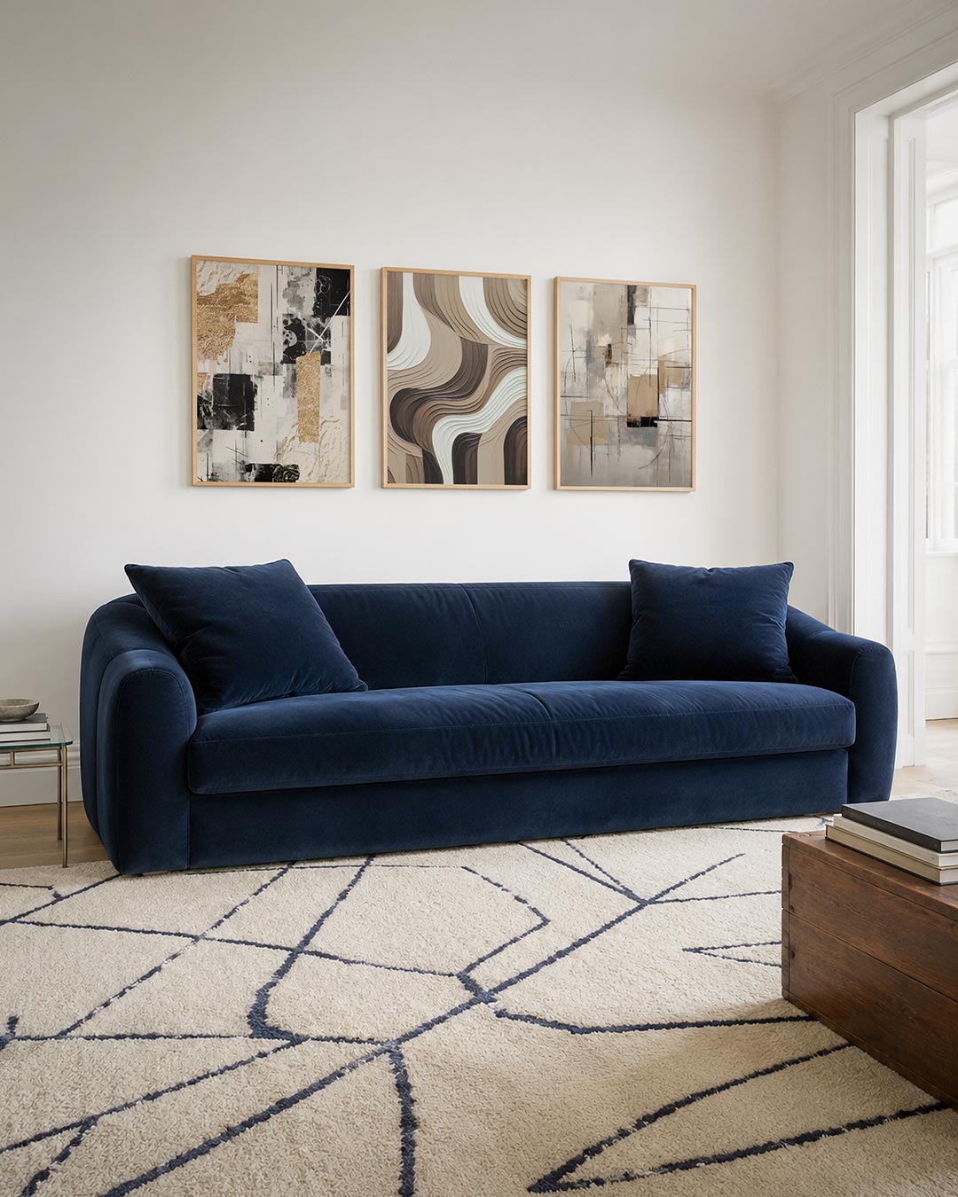 Goud en zwart ritme Posterset