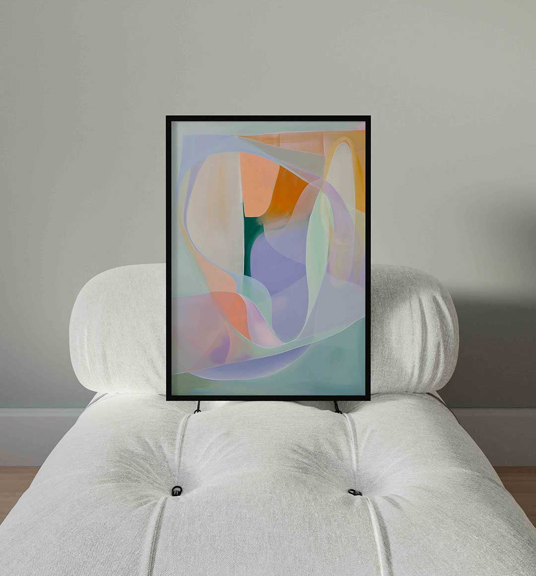 Abstracte vormen Poster