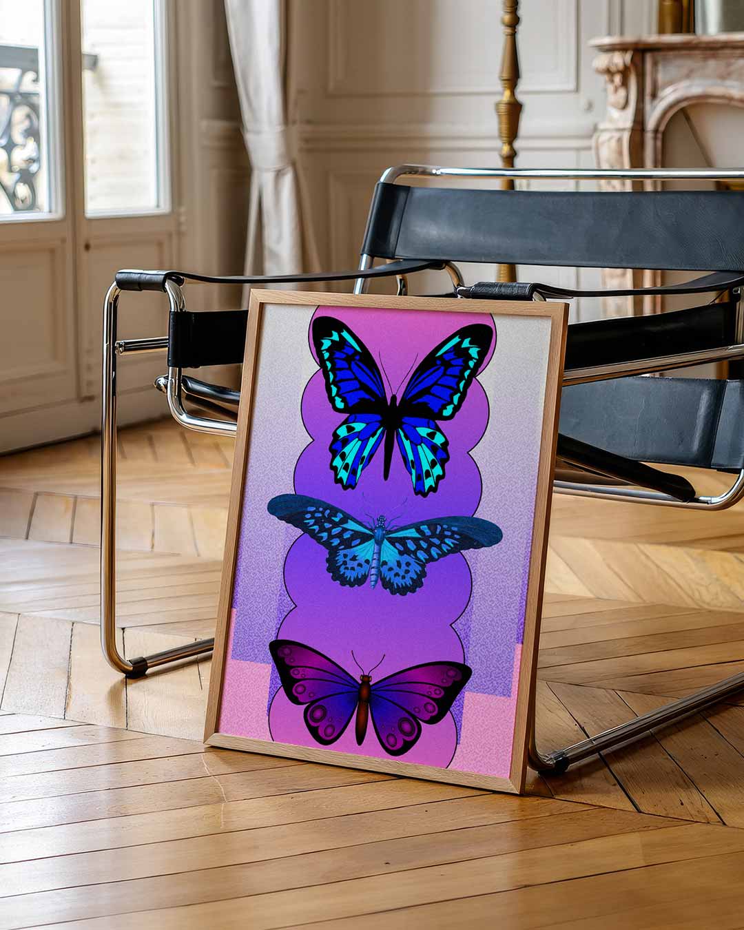 Vlinders in Kleur Poster-WallArtistic
