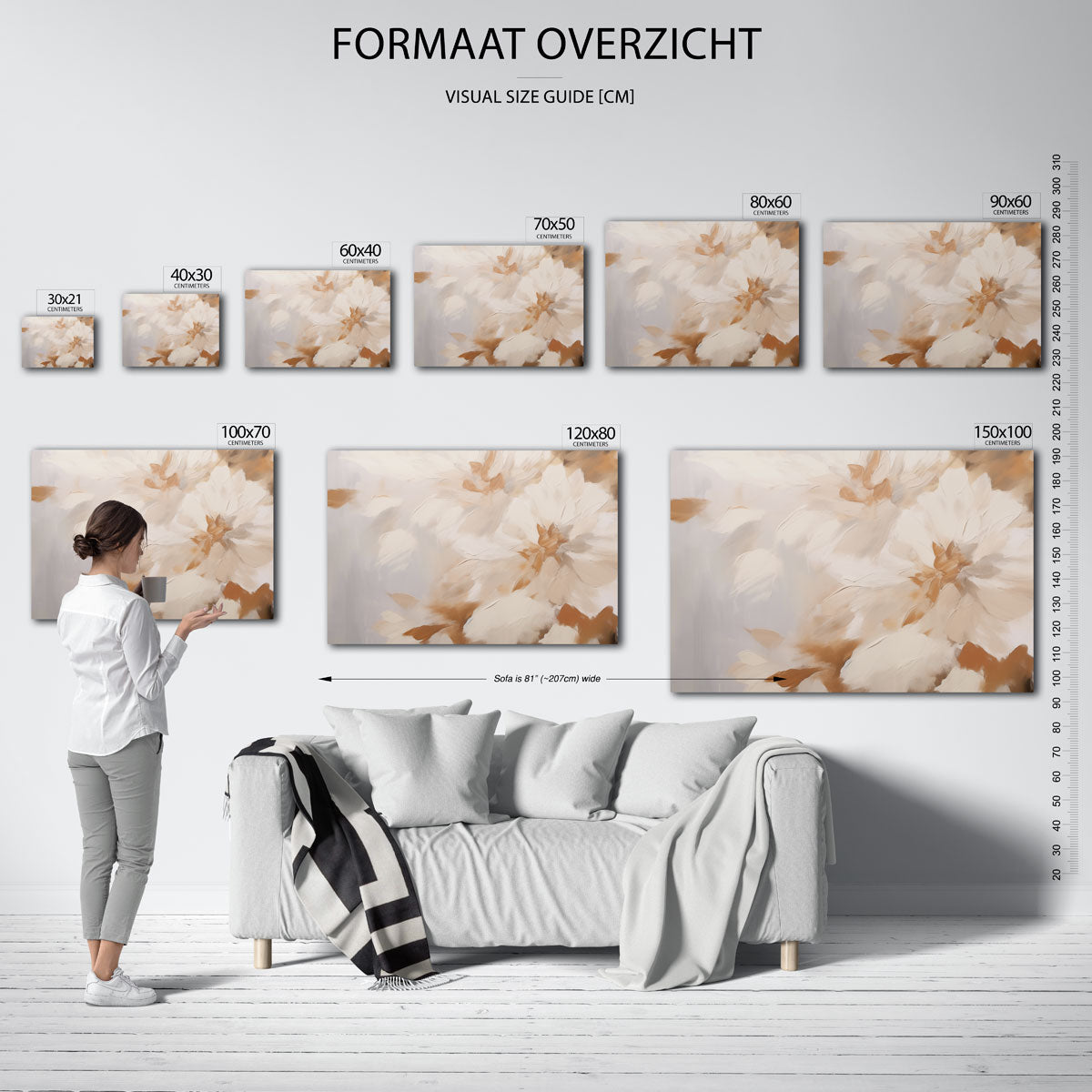 Bloemmotief Poster