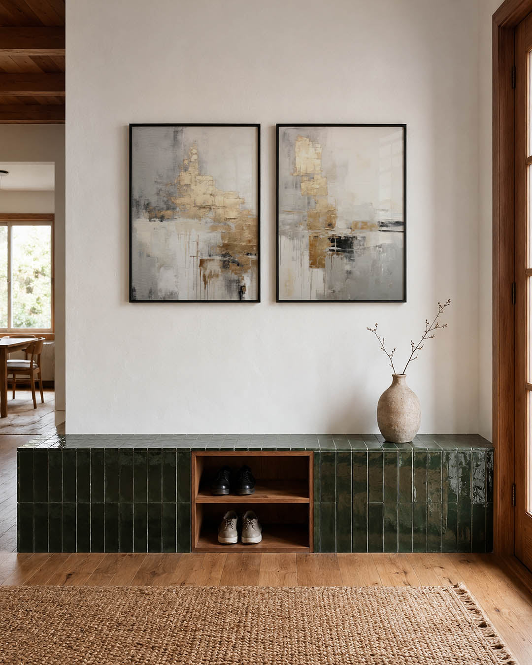 Gouden vervaging Posterset