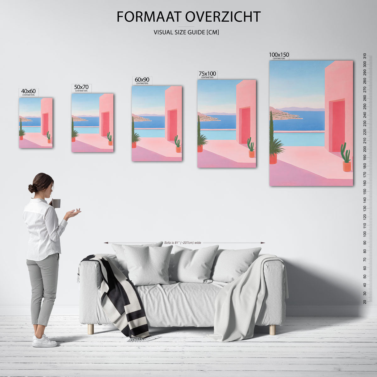 Zomerse oase Kunstwerk