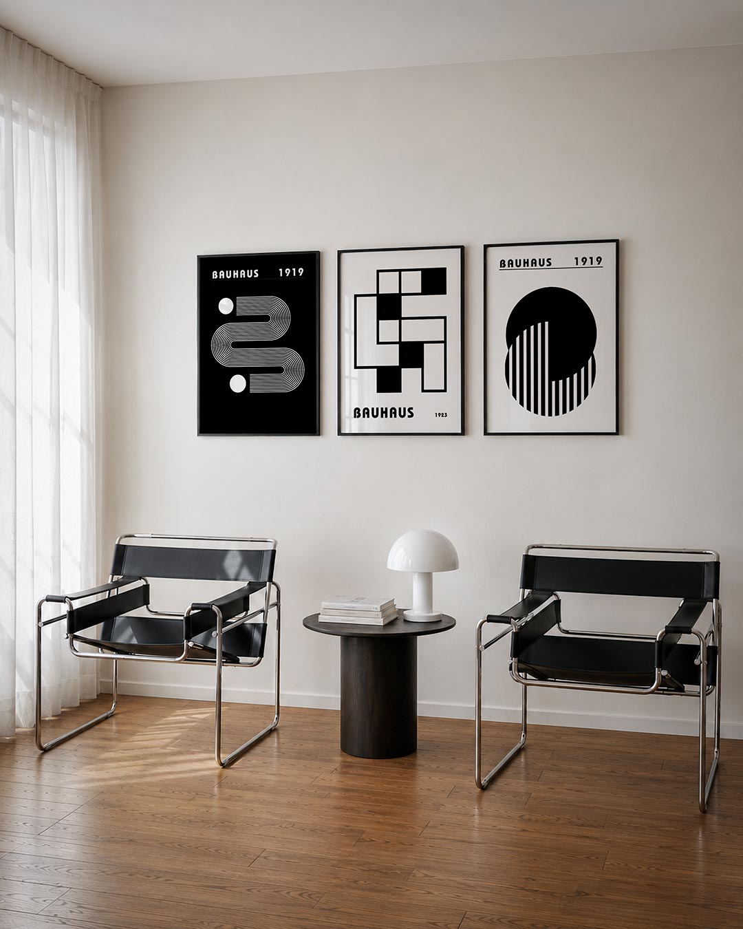 Lijnen en cirkelspel Posterset