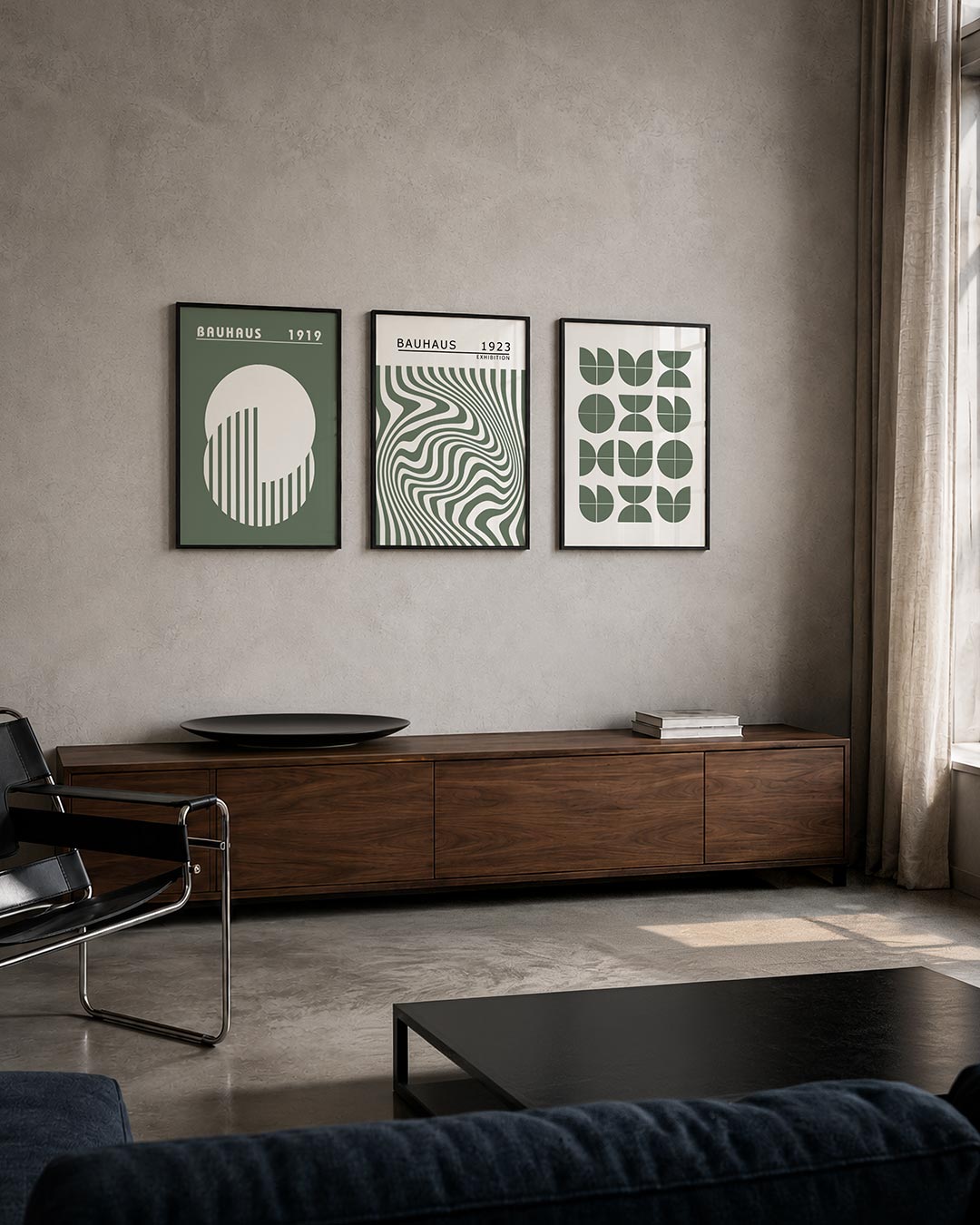 Cirkel en strepen Posterset