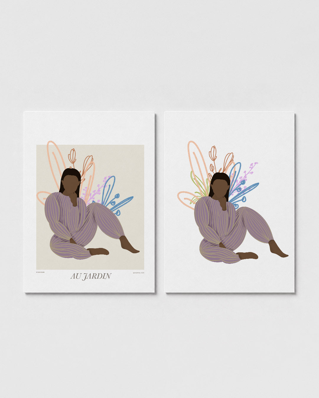 Vorm en kleurenspel Posterset