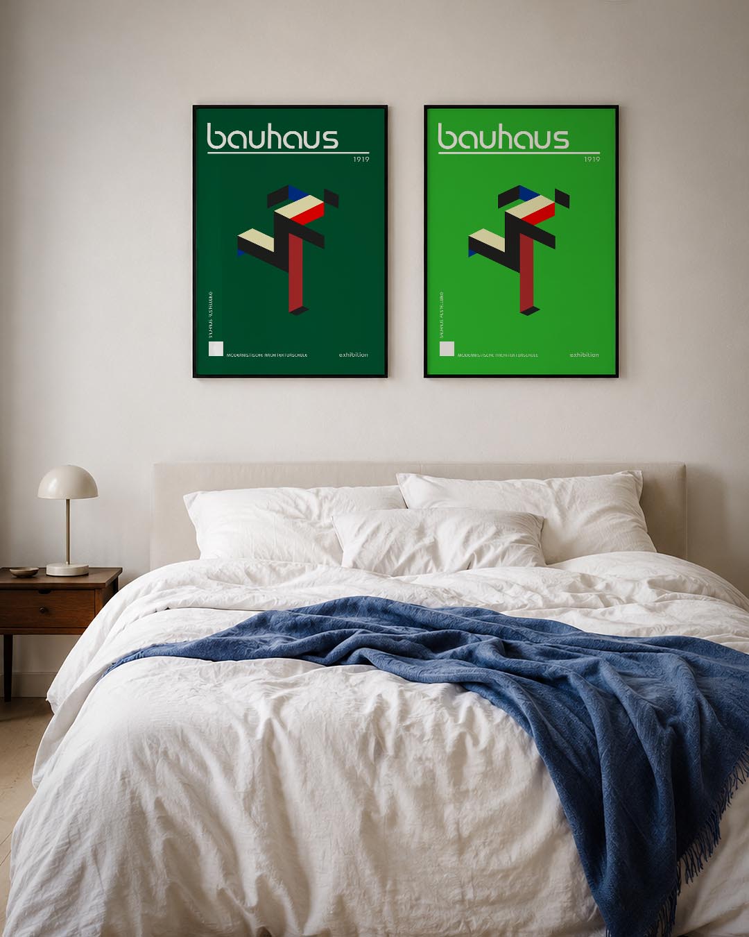Kleurvlakken en lijnen Posterset