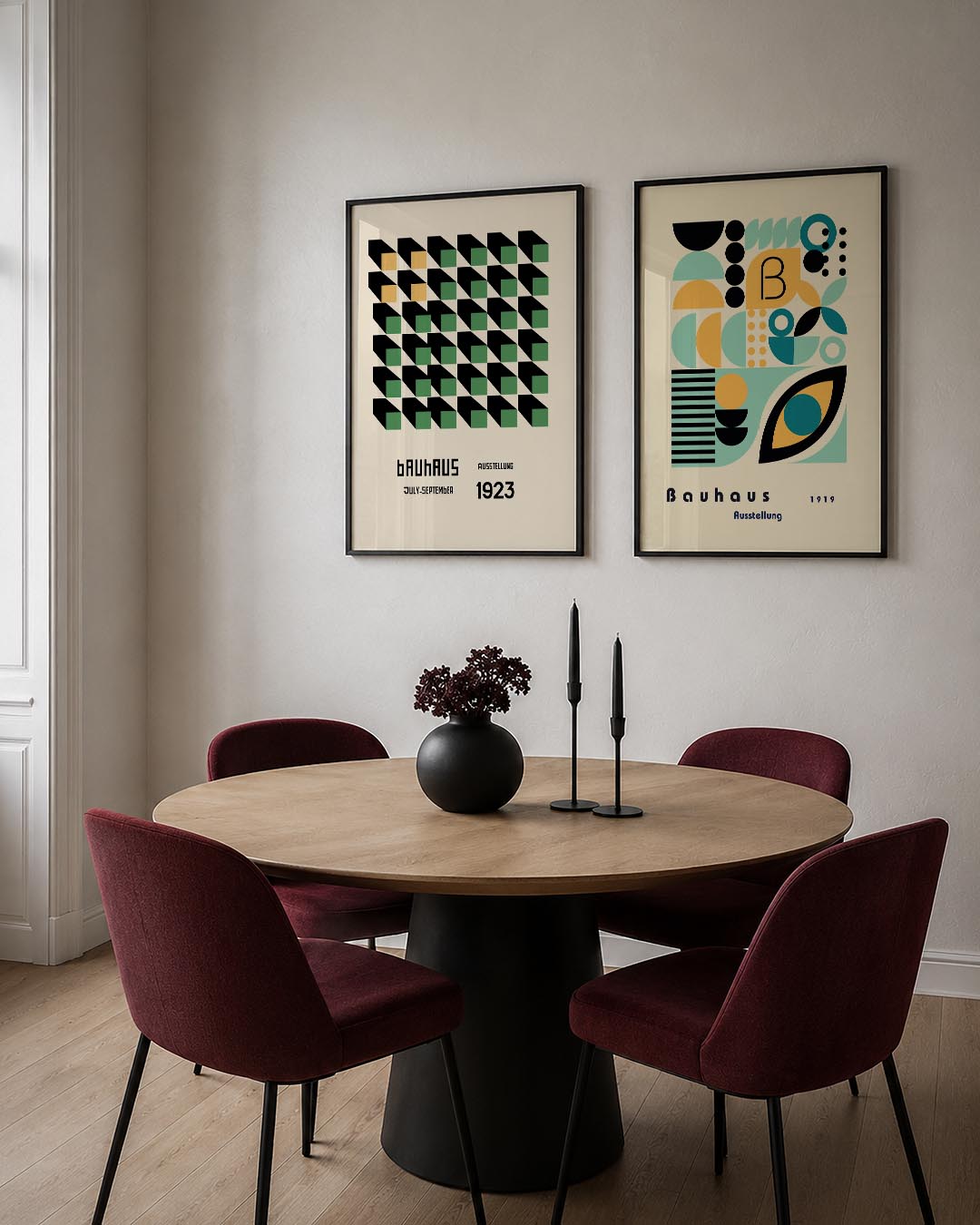Kleurblok ritme Posterset
