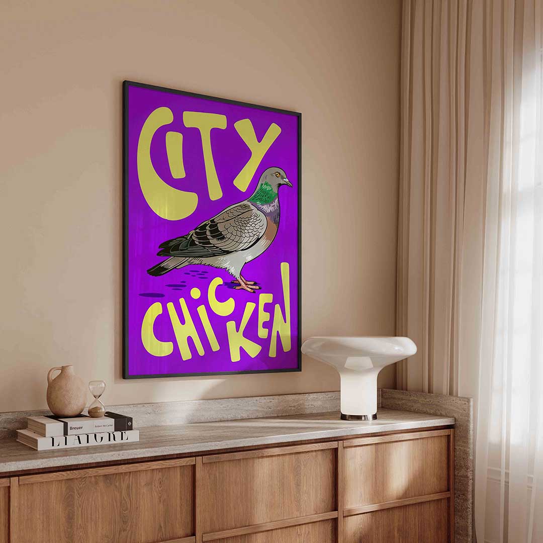 Duif en tekst Poster