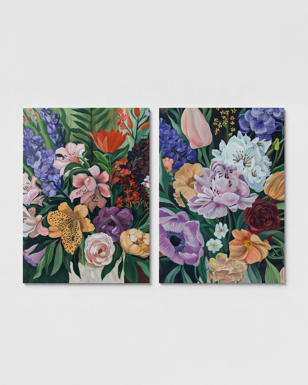 Bloemrijke kleurexplosie Posterset