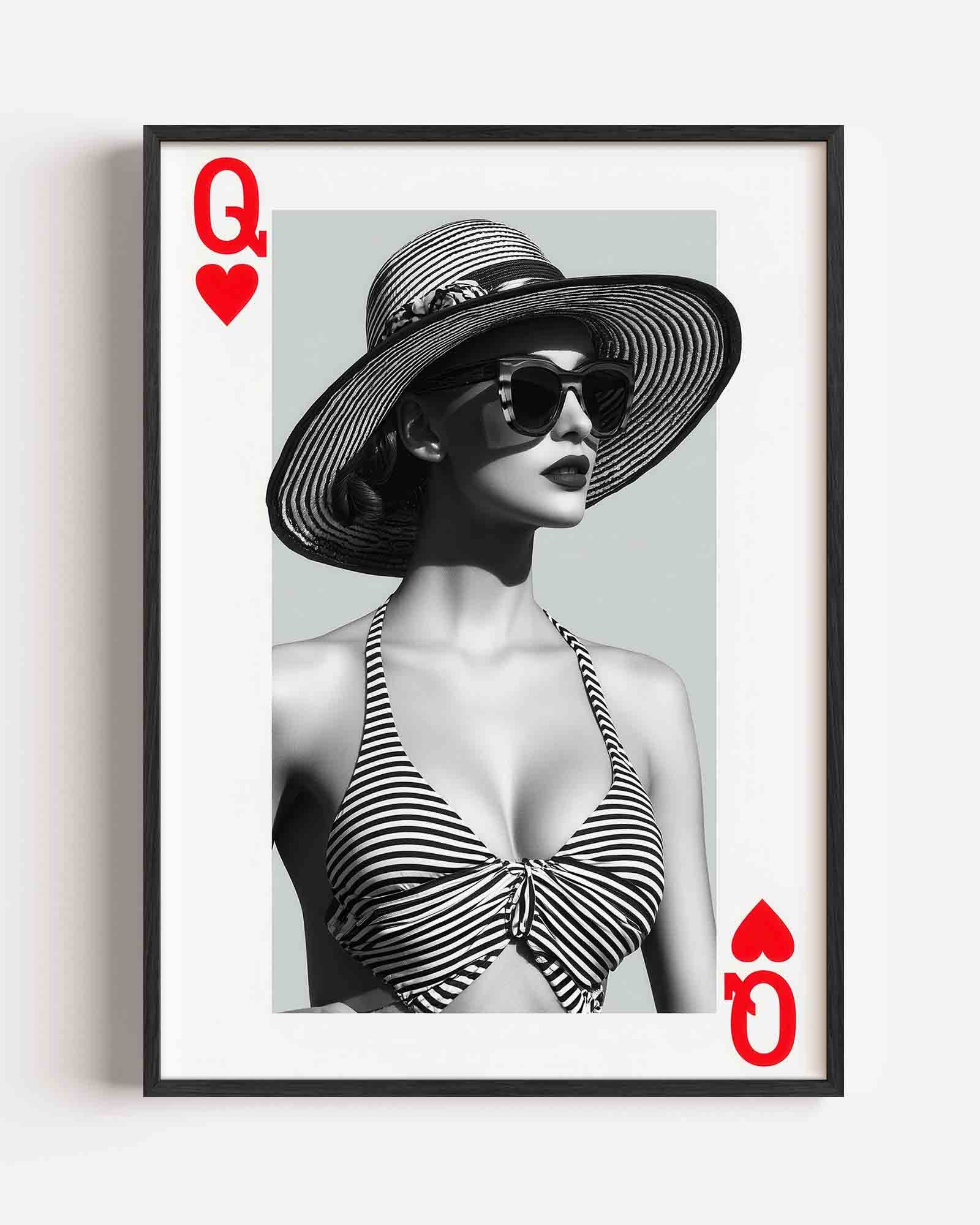 Vrouw met hoed Poster