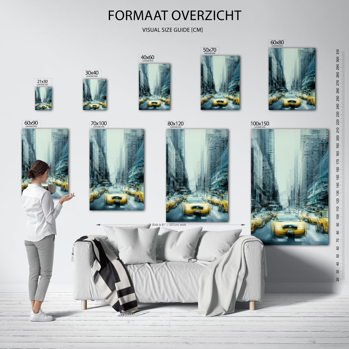 Stedelijke scène Poster